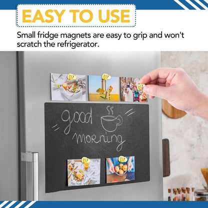 LOVIMAG Fridge Magnets 25 Pcs Refrigerator Whiteboard Small Strong Magnet Classroom Kitchen Accessories Decorative Locker Set Decor Must Haves Office Calendar Refrigerador Magnetic Cute Crafts Gold