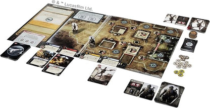 Asmodee Star Wars: The Mandalorian Adventures Board Game - Cooperative Missions Inspired by Season 1 Strategy Game for Kids and Adults Ages 12+ 1-4 Players 30-60 Minute Playtime