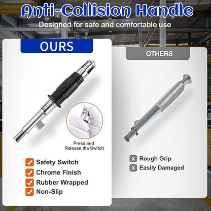 660 lb/300kg Magnetic Lifter, Permanent Magnetic Lifter with Release for Lifting Plate Steel, Board, Used in Shop Crane, Board, Hoist