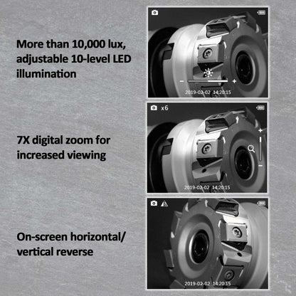 Autel MaxiVideo MV460 Digital Inspection Camera Video Scope Videoscope Endoscope 1920 * 1080 70° Field 7X Zoom LED Header Waterproof Cable Image Capture Video Recording Better MV108 MV105 MV160 MV400