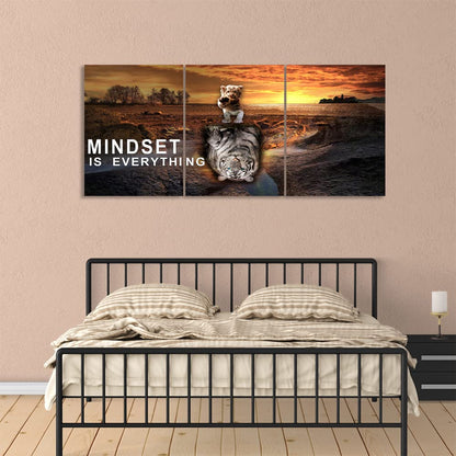 Inspirational Wall Art Canvas Wall Art Motivational Framed Wall Art Pictures Poster Prints Painting Office Wall Decorations for Bedroom Living Room Home Decor (36" W x 16" H)