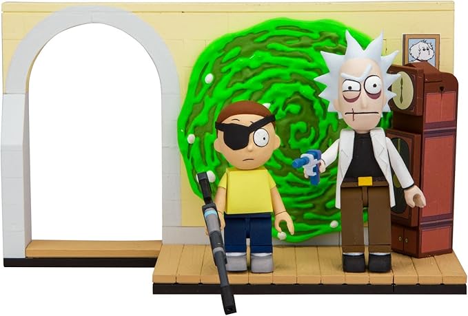 McFarlane Toys Rick &amp Morty Evil Rick &amp Morty Small Construction Interlocking Building Set