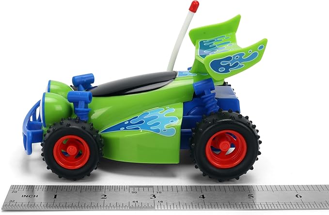 Jada Toys 1:32 RC Toy Story RC Buggy – Simple Function Remote Control Car for Kids with 5.5 Body and Movie-Inspired Design – No Figure Included