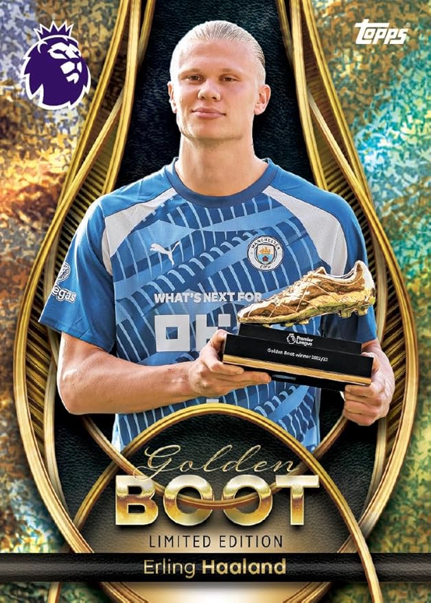 Topps Premier League 2026 - Debut Edition - Golden Boot Tin - Contains 57 Cards Including 7 Exclusive Golden Boot LE Cards