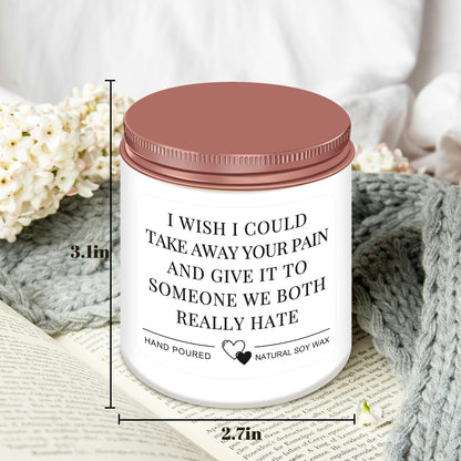 Homsolver Get Well Soon Gifts for Women, After Surgery Gifts, Feel Better, Cheer Up,Cancer,Get Well, Grieving Gift for Women, Friend, Family, Coworker, Wish Scented Candle