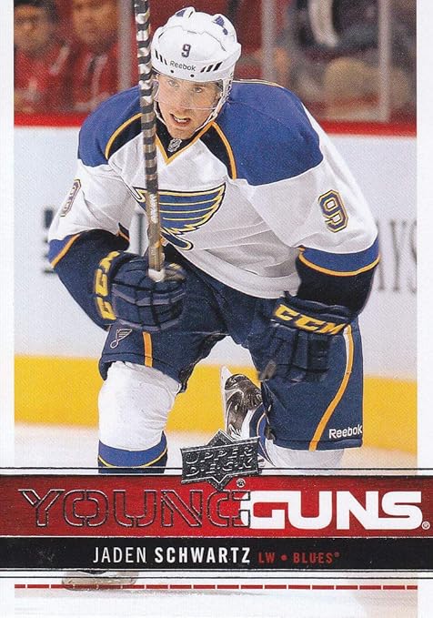 2012-13 Upper Deck YG JADEN SCHWARTZ Young Guns Rookie 02187