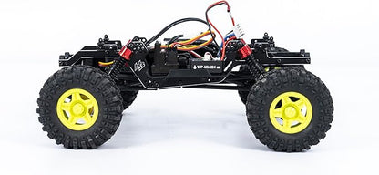 Helidirect HobbyPlus 1/18 RC Crawler - CR-18P PRO Brushless Juice Up Edition RTR w HBW Electronics 2.4GHz 4CH TX - Remote Control Crawler RC Rock 1/18 Full Lock 4WD Off-Road for Adults - Red