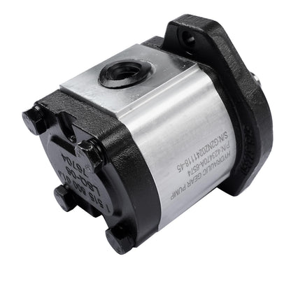 Flynsu Hydraulic Gear Pump 2-9 GPM 3/4" Keyed Shaft CID 0.61 CW Right SAE A-2 Bolts Cast Iron Flange HGP CI34K-A02-061R