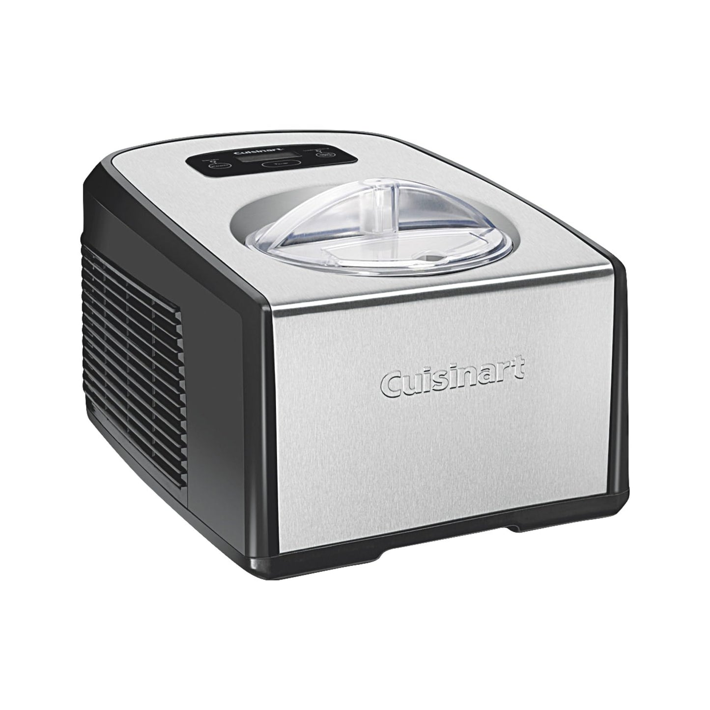 Cuisinart 1.5-Quart Ice Cream Maker and Gelato Machine, Makes Frozen Yogurt and Sorbet, Fully Automatic with Commercial-Quality Compressor and 2 Churning Paddles, ICE-100, Black/Stainless