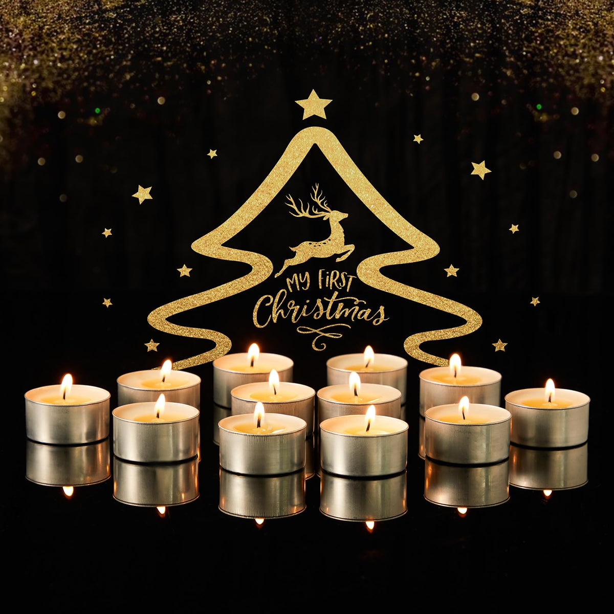 Unscented Tea Lights Candles 200 Pack,6 Hours Long Burning White Tea Candles Bulk,Non-Paraffin, Clean Burn, Smokeless, Palm Tealight Candles for Wedding,Centerpiece,Christmas Lights,Home Decor
