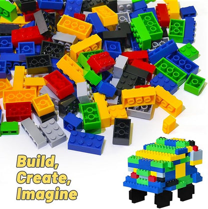 1000 Piece Building Bricks Set Classic Creative MOC Bricks Starter Set Accessories Compatible with All Major Brands Parts and Pieces Building Toys Sets for Boys &amp Girls 4 5 6 7+