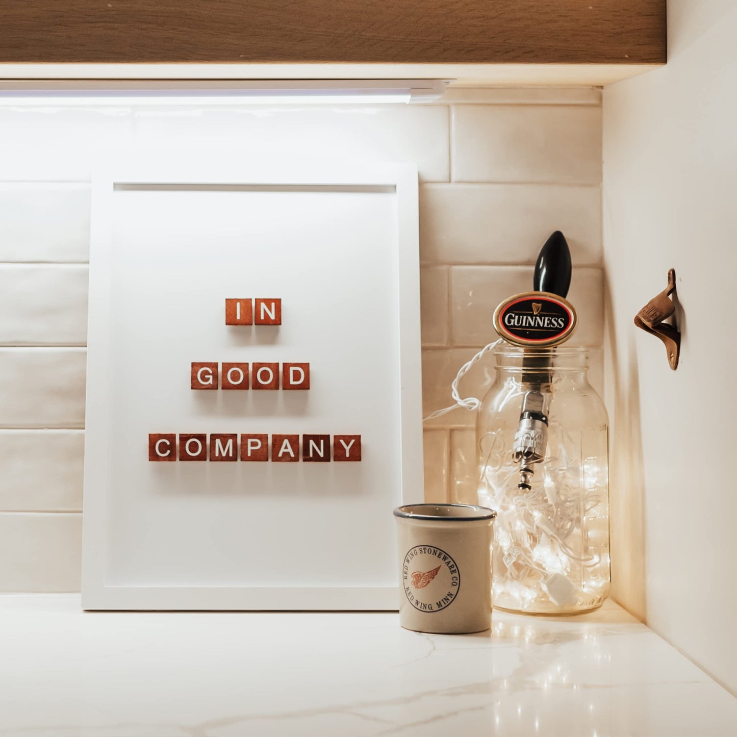 Stiles 16"x12" Magnetic Letter Board Sign - Changeable Magnet Message Board for Menu Boards, Milestones, Home Decor, Office & Baby Announcements - No Letters Included, Pink