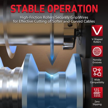 CJYESY Wire Stripping Machine 0.06-1.5 inch,Wire Stripper Machine 11 Channels 10 Blades,Automatic Wire Stripping Tool 370 W, 80 ft/min,Visible Stripping Depth Reference