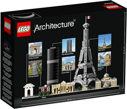 LEGO Architecture Paris Model Building Set - Detailed Display Building Block Set for Kids Boys and Girls Ages 12+ - Unique Gift for Travel &amp Architecture Enthusiasts - 21044