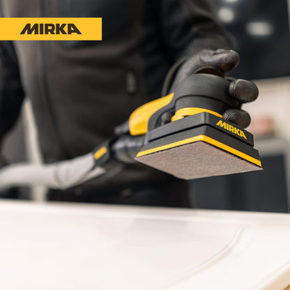 Mirka DEOS II 353X 3" x 5" Electric Orbital Sander for Woodworking & Painting – Precision 3.0 mm Orbit, 5,000–10,000 RPM Variable Speed, Low-Profile Design, Vacuum Ready, Bluetooth-Enabled