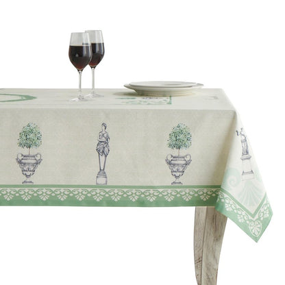 Maison d' Hermine Table Cloth Square Table 100% Cotton 54 x 54 Inches Tablecloth Reusable Decorative for Dining Kitchen Room Farmhouse Home Gifts for Mothers Day Spring Summer - Jardin Du Roy