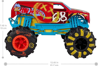 Hot Wheels RC Monster Trucks HW Demo Derby in 1:15 Scale Remote-Control Toy Truck with Terrain Action Tires