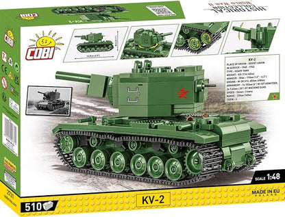 COBI Historical Collection WWII KV-2 Heavy Tank Building Set 510 Pieces