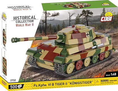 COBI Historical Collection Pz.Kpfw. VI B Tiger II Konigstiger Tank Building Set 500 Pieces