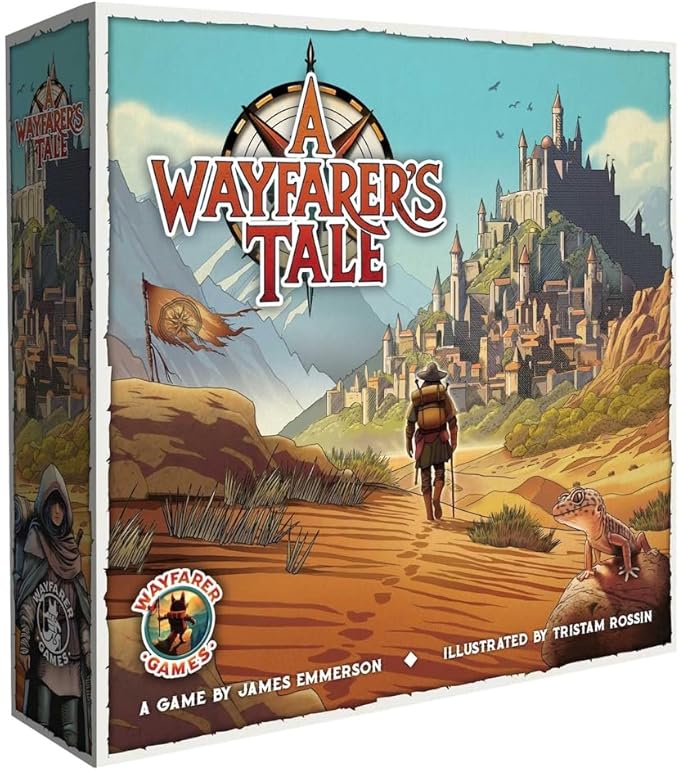A Wayfarer’s Tale: The Journey Begins – Strategic Board Game for 1–4 Players Ages 10+ 45–60 Minutes with Narrative Solo Mode | A Map-Based Game of Exploration and Discovery for Friends and Family