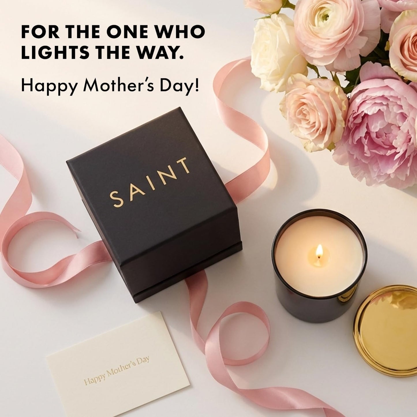SAINT The Intention Collection Votive Candles, Soy Coconut Scented Candle Set with Prayer Coin, Non-Toxic Aromatherapy Soy Candles, 4 20-Hour Long Burning Candles