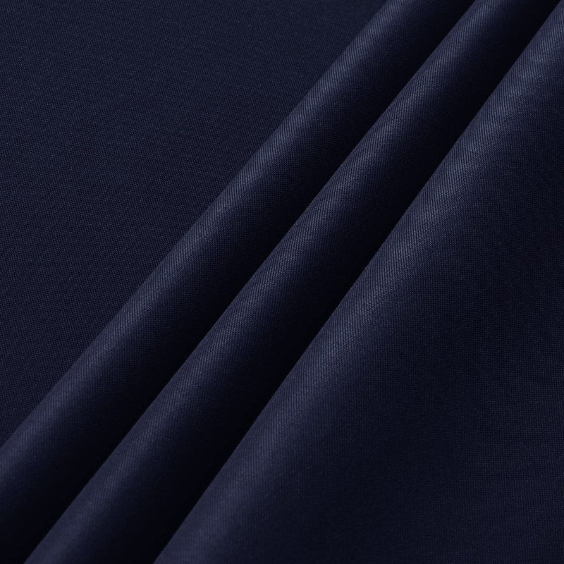 sancua 2 Pack Navy Tablecloth 60 x 84 Inch, Rectangle 4 Feet Table Cloth - Stain and Wrinkle Resistant Washable Polyester Table Cover for Dining Tables, Buffet Parties and Camping