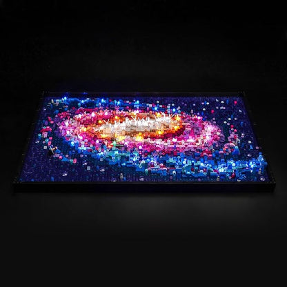 BrickBling LED Lights Compatible with Lego The Milky Way Galaxy Creative Light Kit Compatible with Lego 31212 (Lights Only No Model) (RC Version Light)
