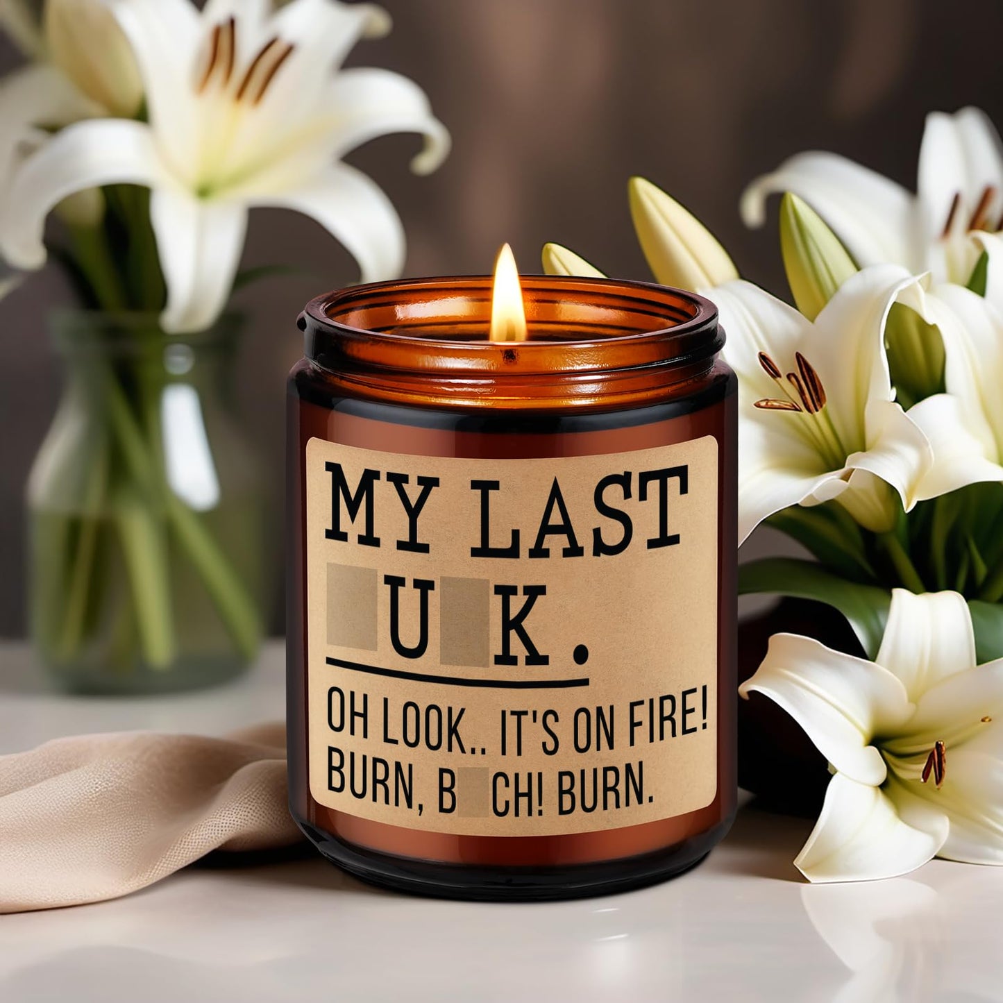 Fairy's Gift Candles, Cool Presents, Funny Relaxation Gifts for Women Men Mom Coworker Friend Boss - Cool Birthday Fun Presents for Her - Mothers Day, Sarcastic Office Relaxing Gifts for Women Nerd