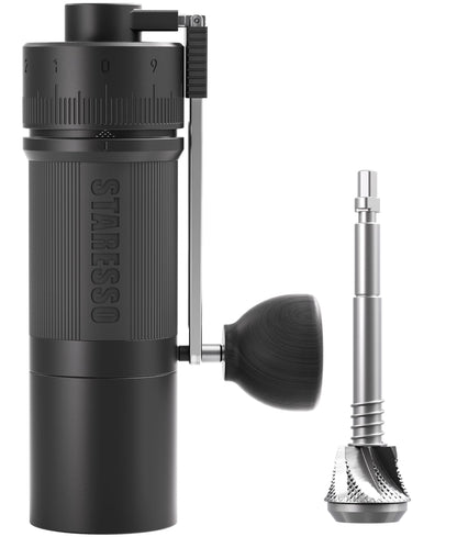STARESSO D9 Manual Coffee Grinder, SWIFTCLEAN System | 0.008mm Ultra-Precise Adjustment | Professional Hand Grinder for Espresso, Pour Over