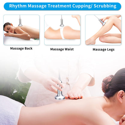 Titoe Vacuum Therapy Machine Multifunctional 0-75cmHg Cupping Cups Machine 6 Mode Adjustable Suction Vacuum Machine with 30 Cups and 3 Pumps