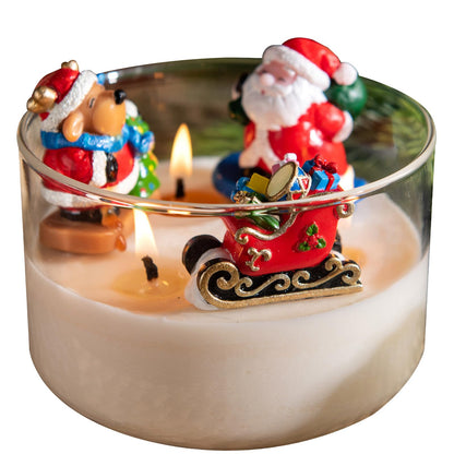 Christmas Vegetable Wax Candle Bowl