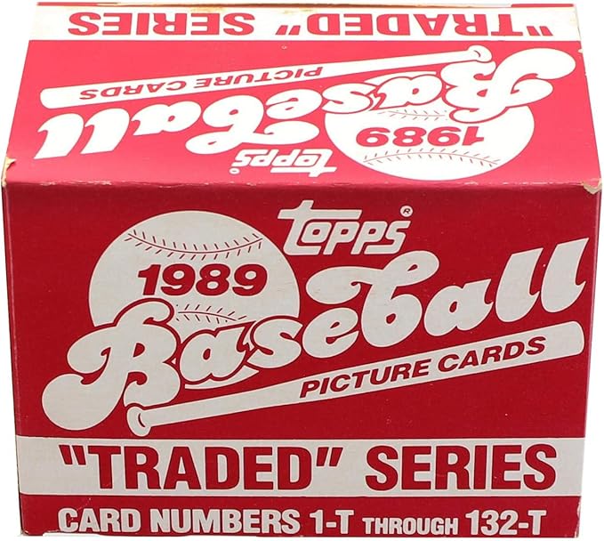 MLB 1989 Topps Baseball Traded Series - Set of 132 Cards