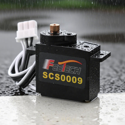 RCmall SCS0009 Serial Bus Servo Kit SCS0009 2.3KG Micro Servo Metal Gear w/300° Encoder TTL/RS485 for Robot Arm, RC Helicopter, Arduino, STEAM (5 Servos)