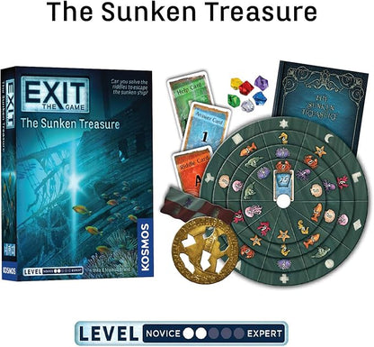 EXIT: The Game 4-Pack Escape Room | Beginner Bundle | Haunted Roller Coaster Sunken Treasure Mysterious Museum House of Riddles | Family-Friendly Cooperative Game | 1- 4 Players Ages 10+
