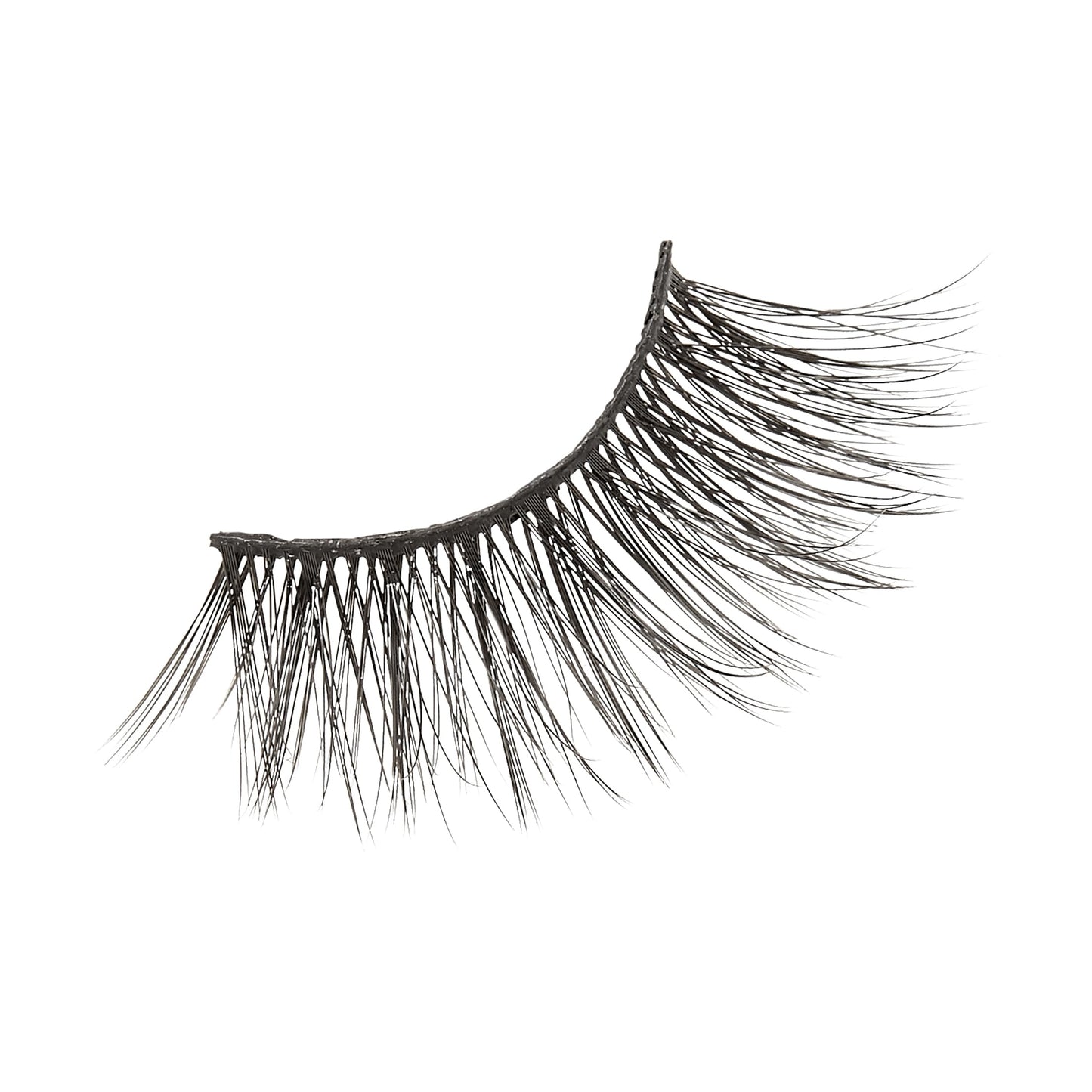 KISS Magnetic Lashes, Charm, 1 Pair of Synthetic False Eyelashes With 5 Double Strength Magnets, Wind Resistant, Dermatologist Tested Fake Lashes Last Up To 16 Hours, Reusable Up To 15 Times, Black