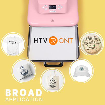 HTVRONT Auto Heat Press Machine for T Shirts - Heat Press 15x15 with Auto Release - Heats Up Fast & Heat Evenly, Professional Heat Press Machines for HTV, Sublimation, Heat Transfer Projects