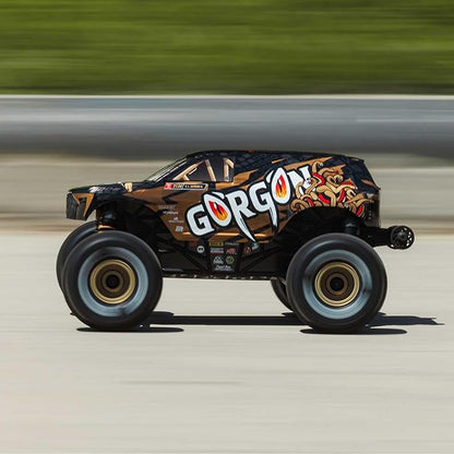 ARRMA RC Truck 1/16 Gorgon GROM 4X4 RTR Brushed Monster Truck (Battery &amp Charger Included) Bronze ARA2130T3