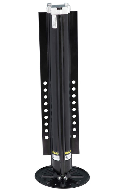 Lippert Level Up Replacement Hydraulic Landing Gear Left Jack for 5th Wheel RVs and Travel Trailers, 14,000-lbs. Lift Capacity, Aluminum, 9" Diameter Footpad, 27-7/16" Height - 433467