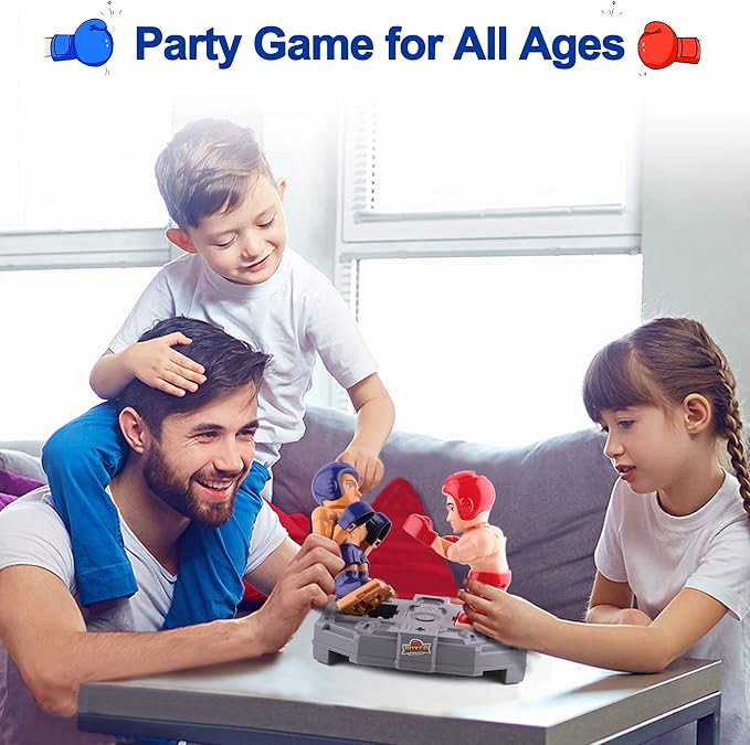 iPlay iLearn Electronic Boxing Toys RC Fighting Robots Kid Board Games Wrestling Battle Bots Interactive Punching Boxer Indoor Sports Playset Cool Birthday Gift 3 4 5 6 7 8-12 Year Old Boy Teen