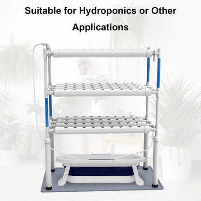 LAPOND Upgraded Hydroponics Growing System Kit with 9 Gal(35L) Collapsible Water Basin