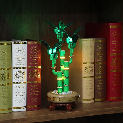 BRIKSMAX Light Kit for Lego-10344 Lucky Bamboo -Led Lighting Kit Compatible with Lego The Botanical Collection Building Set- Not Include Lego Set