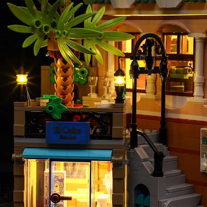YEABRICKS LED Light for Lego-10297 Creator Expert Boutique Hotel Building Blocks Model (Lego Set NOT Included)