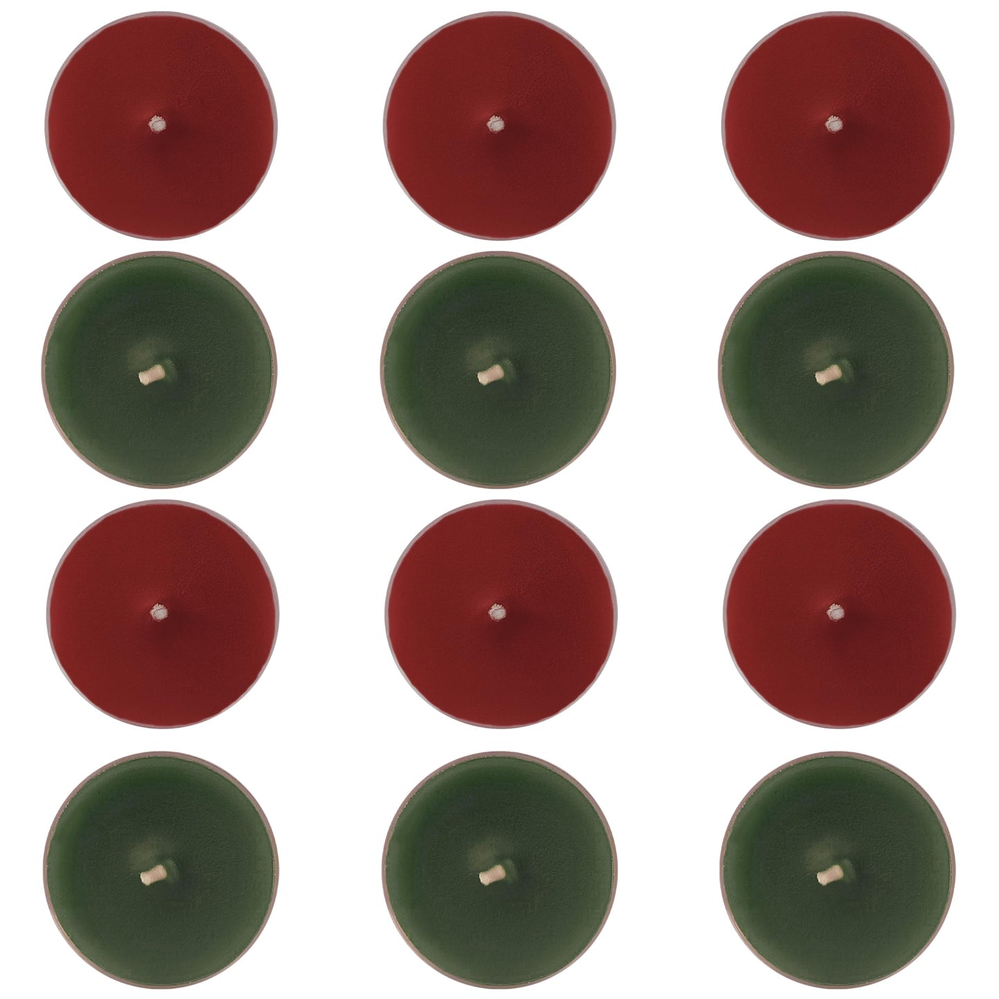 Christmas Red Green Scented Tealight Candles Perfect for Home Use and Gifting