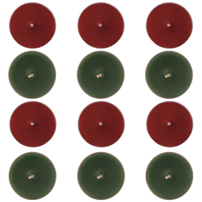 Christmas Red Green Scented Tealight Candles Perfect for Home Use and Gifting