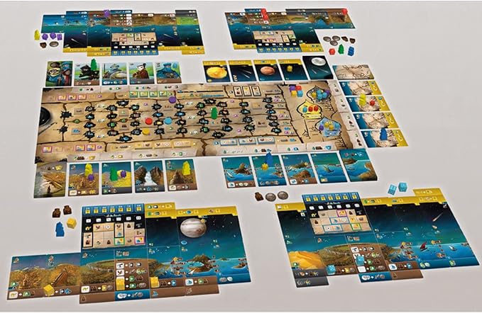 Renegade Game Studios Wayfarers of the South Tigris Dice Placement Strategy Board Game 1-4 Players 60-90 Minutes