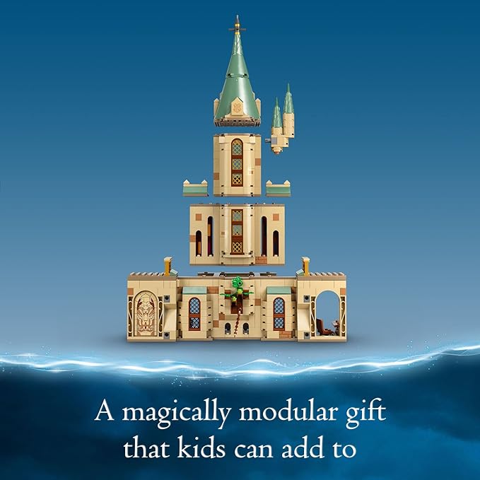 LEGO Harry Potter Hogwarts: Dumbledore’s Office 76402 Castle Toy Set with Sorting Hat Sword of Gryffindor and 6 Minifigures for Kids Aged 8 Plus