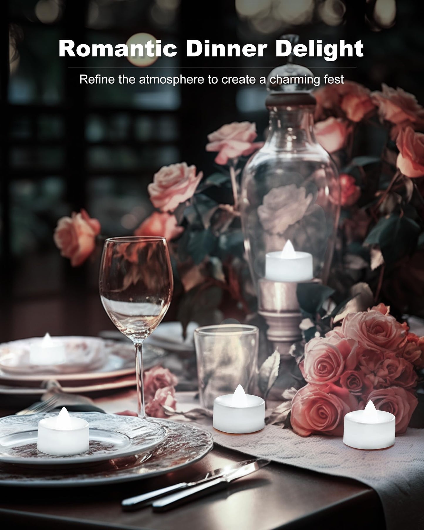 BEICHI Remote Candles, 12 Pack Timer Candle, Flameless Tea Lights Candles Battery Operated, Flickering LED Tea Lights, Timer Battery Votive Candles- Pure White- White Base