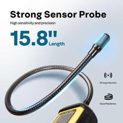 VIVOHOME HVAC Refrigerant Freon Leak Detector with Rechargeable Battery, AC Sniffer Leak Detector for R134a R410a R1234yf R454B R32 CFCs HCFCs HFCs HFOs HCs, Max Sensitivity up to 0.03oz./yr