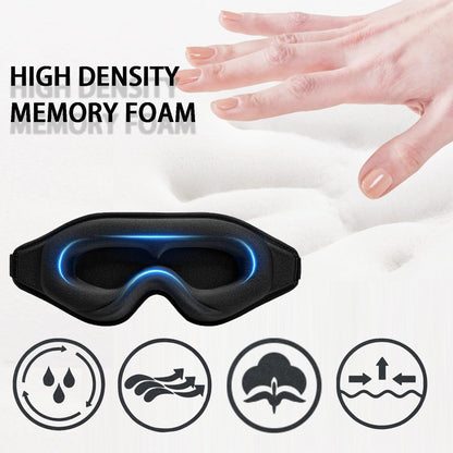 Eye Mask for Lash Extensions, Sleep Mask for Lash Extensions for Women Men, Zero Eye Pressure 3D Contoured Lash Extension Sleep Mask, Lash Protector Breathable Soft Shade Cover for Travel Yoga Nap