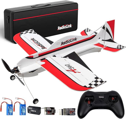 Radiolink A560 6 Flight Modes RC Airplane Easy to Fly RFT RC Airplanes with 2.4Ghz Remote Control Byme-A Gyro FC Brushless Motor for Kids Boys Girls Adults Beginner or Experienced